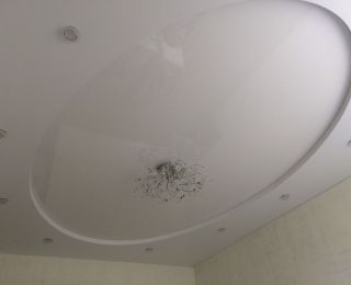 Многоуровневые натяжные потолки