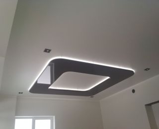 Многоуровневые натяжные потолки