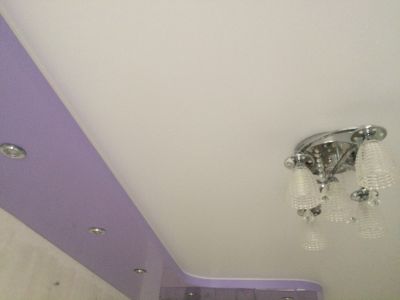 Натяжные потолки на кухне